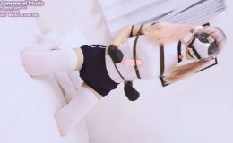 【HD】ツインテール少女に居残り特別授業(呼吸トレーニング)